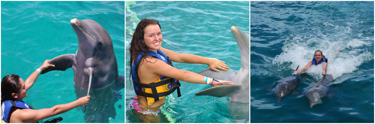 Nadar con delfines en Isla Mujeres
