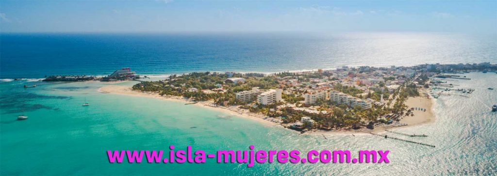Vista aérea de Isla Mujeres